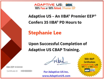 CBAP certificate